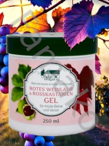 GEL Z LISTU ČERVENÉ RÉVY A KAŠTANU KOŇSKÉHO 250ml