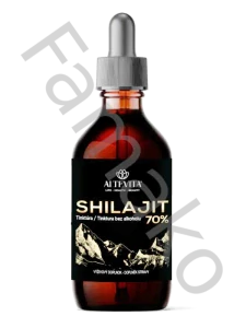 Shilajit - mumio Tinktura bez alkoholu 70% - 100ml - Himálajské výšiny Nepál
