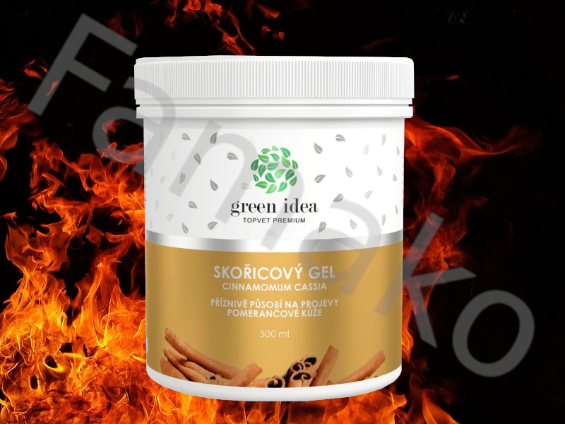 Skořicový masážní gel 500 ml