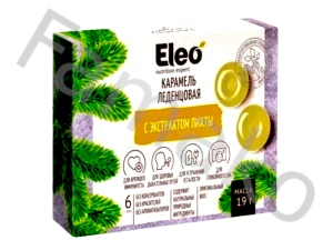Eleo Karamelové bonbóny Eleo s extraktem z jedle 19 g